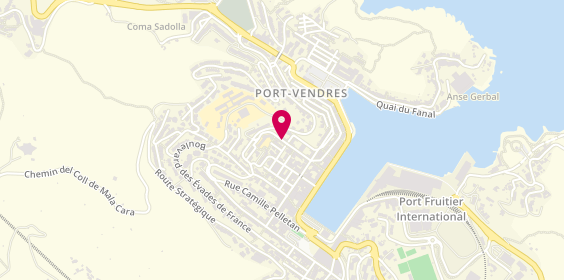 Plan de DENTONE Valérie, 19 Rue Aristide Briand, 66660 Port-Vendres
