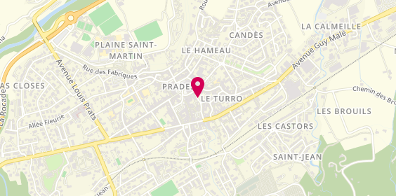 Plan de WIPF Anne Laure, 1 Rue Victor Hugo, 66500 Prades
