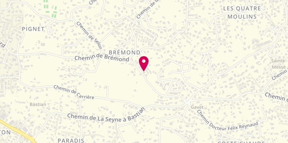 Plan de DELAUNAY Céline, 403 Chemin de Brémond, 83500 La Seyne-sur-Mer