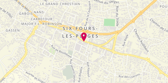 Plan de GOLE Hugoline, 67 Rue de la Republique, 83140 Six-Fours-les-Plages
