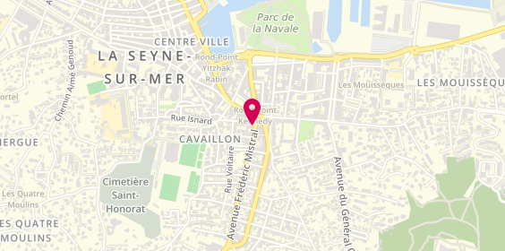 Plan de JANISZEWSKI Adeline, 4 Avenue Frederic Mistral, 83500 La Seyne-sur-Mer
