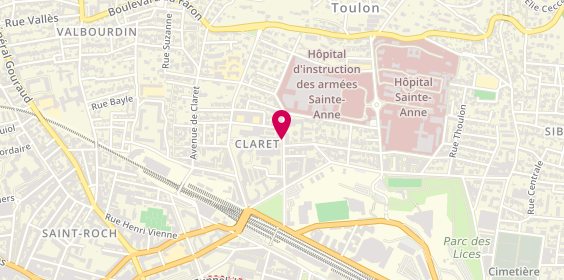 Plan de OCANA DE SENTUARY Christine, Cabinet Ocana de Sentuary
329 Boulevard Charles Barnier, 83000 Toulon