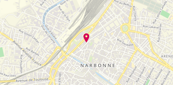 Plan de SIAU CHEVALIER Nathalie, 31 Rue de l'Ancienne Porte Neuve, 11100 Narbonne