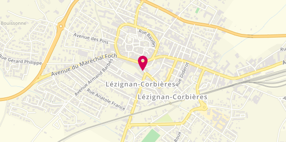 Plan de BEDOS Carmen, 14 Rue Guynemer, 11200 Lézignan-Corbières