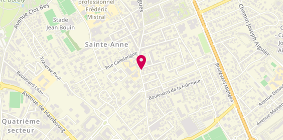 Plan de GIACOMELLI Laura, 523 Avenue de Mazargues, 13008 Marseille