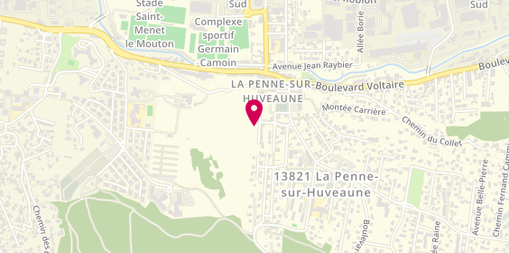 Plan de BLAIZE Aude, 64 Allée Bernadette Cattaneo, 13821 La Penne-sur-Huveaune