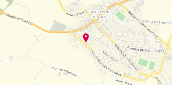 Plan de BRAME Louise, Msp Boulogne Sur Gesse
Rue du Dr Montastruc, 31350 Boulogne-sur-Gesse