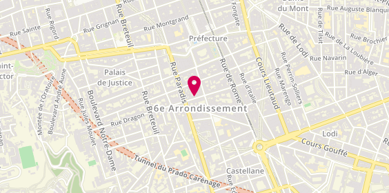 Plan de FRANCESCHI Margaux, 48 Rue Dragon, 13006 Marseille