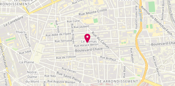 Plan de DOLCEMASCOLO Aurélie, Orthophoniste
7 Rue de l'Église Saint Michel, 13005 Marseille