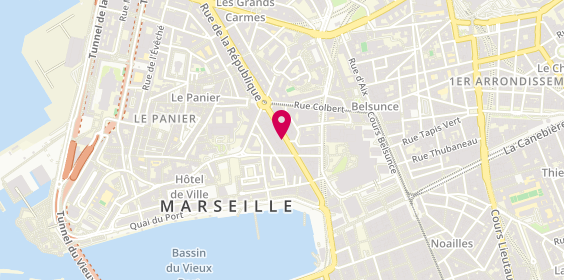 Plan de DELFINI Laurence, Cabinet Sylvie Jassaud
23 Rue de la Republique, 13002 Marseille