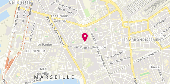Plan de PENTECOTE Emilie, 6 Rue Sainte Barbe, 13001 Marseille