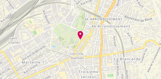 Plan de VARENNE Claire, Orthophoniste
28 Boulevard du Jardin Zoologique, 13004 Marseille