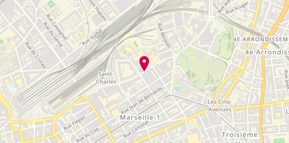 Plan de DE CESARÉ ARMAND Véronique, 32 Boulevard Flammarion, 13001 Marseille