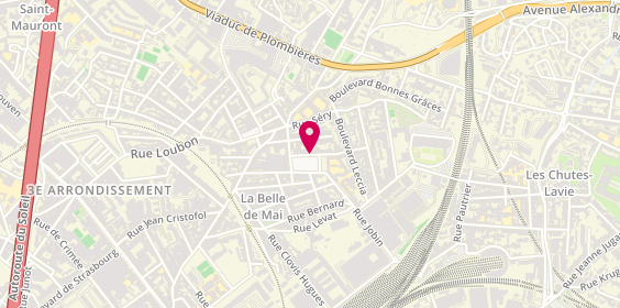 Plan de LUSSA Frédérique, 15 Place Bernard Cadenat, 13003 Marseille