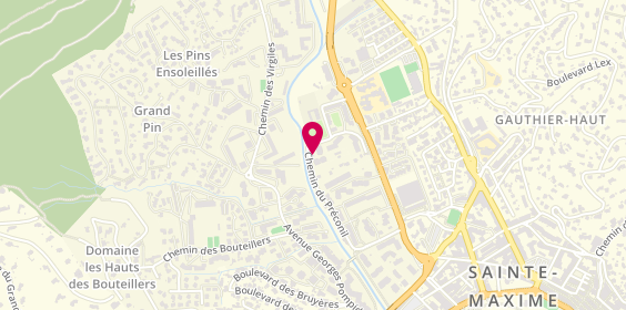Plan de HUIN Laurent, 34 Chemin du Preconil
Bt Ab 3e Etage, 83120 Sainte-Maxime