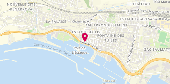 Plan de MONTOYA SIMONI Geneviève, l'Estaque
46 Boulevard Fenouil, 13016 Marseille