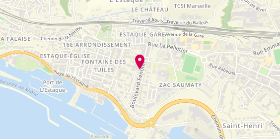 Plan de TORRENTI Natacha, 46 Boulevard Fenouil, 13016 Marseille