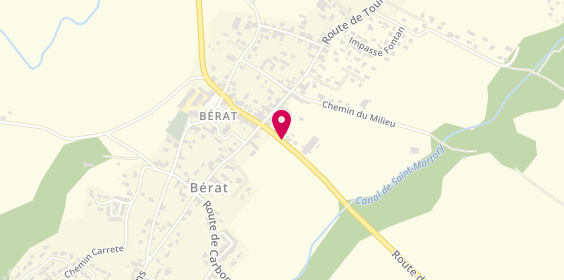 Plan de BERGE Magali, 100 Route de Longages, 31370 Bérat