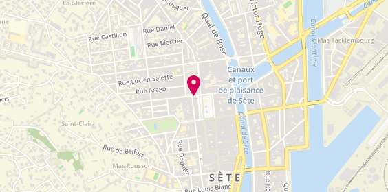 Plan de COURATIN Lucie, 1er Etage Gauche
1 Rue Henri Barbusse, 34200 Sète