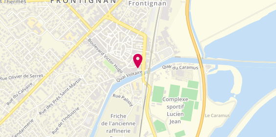 Plan de GUIRAUD Véronique, 3 Rue du Canal, 34110 Frontignan