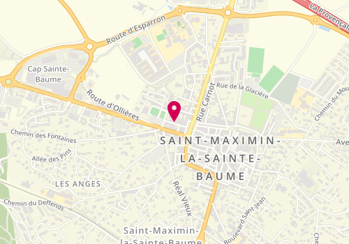 Plan de STEFANAGGI Sandrine, Cabinet
Rue Gutenberg, 83470 Saint-Maximin-la-Sainte-Baume