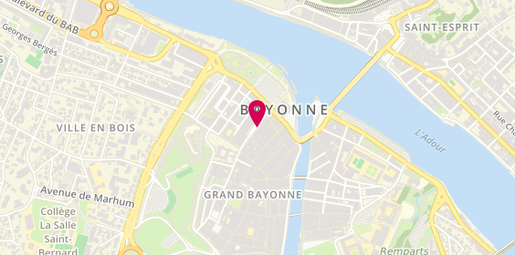 Plan de DELAGE Olympe, 15 Rue Thiers, 64100 Bayonne