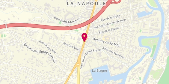 Plan de GROELL Michèle, 89 Avenue de Frejus, 06210 Mandelieu-la-Napoule