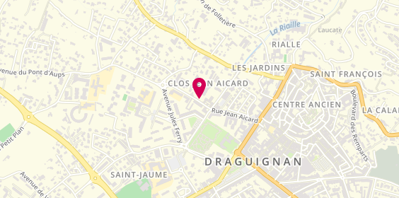 Plan de DARROT Gaëlle, Les Lavandes Bâtiment D
318 Rue Jean Aicard, 83300 Draguignan