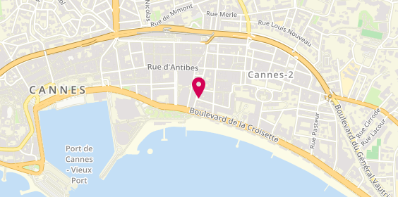 Plan de TOURNIER Géraldine, 1 Rue Doct Gérard Monod, 06400 Cannes