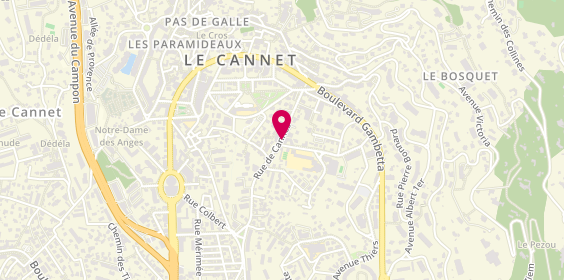 Plan de BARNINI Julie, 17 Bis Rue de Cannes, 06110 Le Cannet