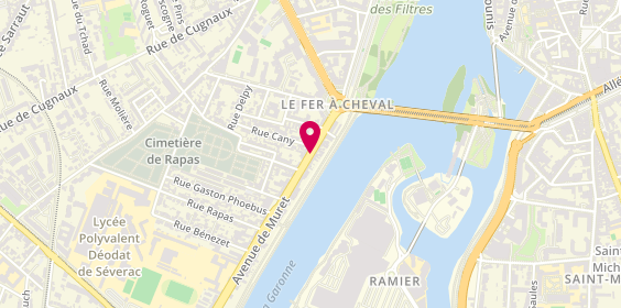 Plan de GRIMBERT Juliette, 292 Avenue de Muret, 31300 Toulouse