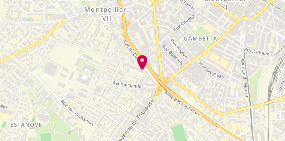 Plan de NOBILE Valérie, Résidence Les Ombrelles
40 Rue de la Croix du Capitaine, 34070 Montpellier