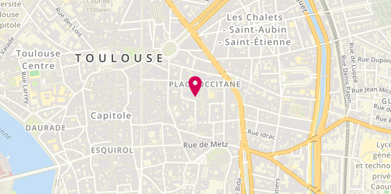 Plan de DAVID VAUDEY Marie Agnès, 7 Rue Louis Deffes, 31000 Toulouse