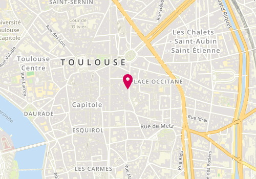 Plan de BOURGADE CANAC CHRISTEL, 9 Rue Saint Antoine du T, 31000 Toulouse
