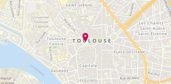 Plan de COUSTAUT Camille, 9 Place du Capitole, 31000 Toulouse