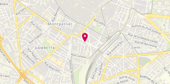 Plan de GORNES Pascale, Résidence le Saint Jean Bt A1
1028 Avenue de la Pompignane, 34000 Montpellier