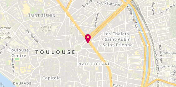 Plan de BOISGUERIN Aline, 81 Boulevard Carnot, 31000 Toulouse