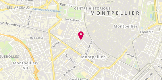 Plan de ALLAIS Estelle, 16 Rue du Faubourg du Courreau, 34000 Montpellier