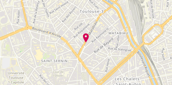 Plan de PETIT Charlotte, 10 Rue Matabiau, 31000 Toulouse