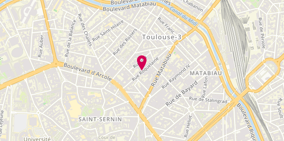 Plan de VIARDOT Julie, 25 Rue Roquelaine, 31000 Toulouse