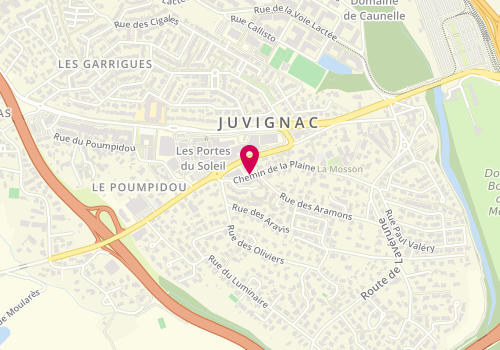 Plan de FLITTI Myriam, 58 Chemin de la Plaine, 34990 Juvignac