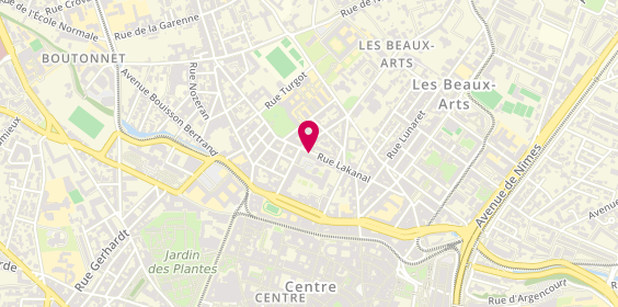 Plan de MOLIARD Camille, 29 Bis Rue Lakanal, 34090 Montpellier