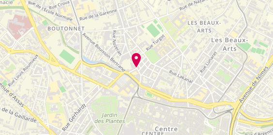 Plan de ALEXANDRE Justine, 24 Rue du Faubourg Boutonnet, 34090 Montpellier