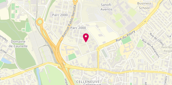Plan de DETRIE Catherine, Pôle Sante parc 2000
Cabinet d'Orthophonie
127 Rue Maurice Béjart, 34080 Montpellier