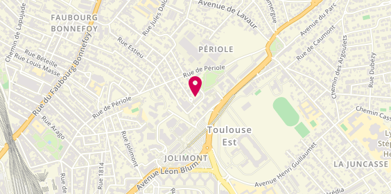 Plan de CASTAGNE Isabelle, 19 Rue Rosette, 31500 Toulouse