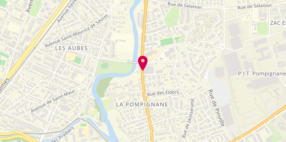 Plan de VIOLA Agathe, 1376 Avenue de la Pompignane, 34000 Montpellier