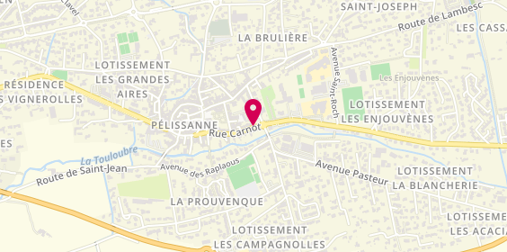 Plan de RIERA Dorothée, 73 Rue Carnot, 13330 Pélissanne