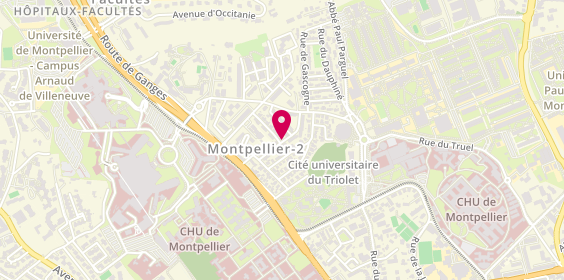 Plan de CHATAUX Stéphanie, Résidence Les Tilleuls
10 Rue Monge, 34070 Montpellier