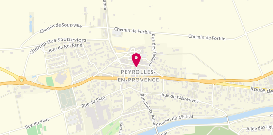 Plan de CUVILLIER Pauline, 18 Rue de l'Horloge, 13860 Peyrolles-en-Provence