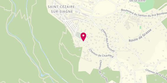 Plan de ROUSSELLE Isabelle, 135 Chemin des Puits de Chautard, 06780 Saint-Cézaire-sur-Siagne
